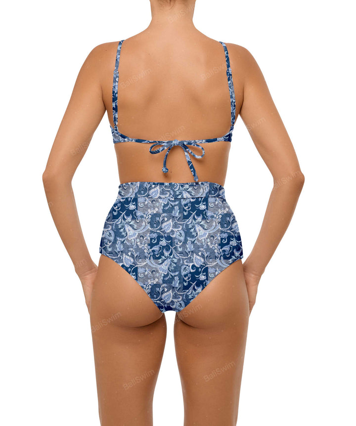 BSWS-T98 High Neck Bikini Top