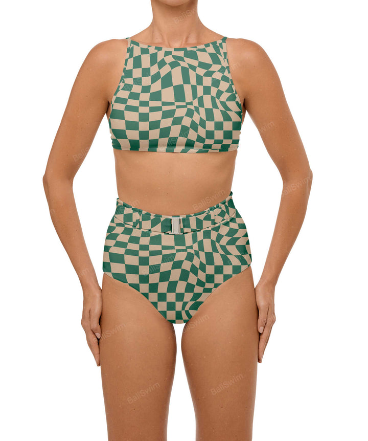 BSWS-T98 High Neck Bikini Top