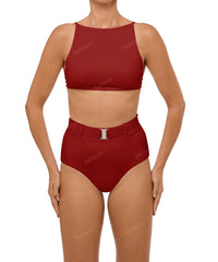 BSWS-T98 High Neck Tankini Top