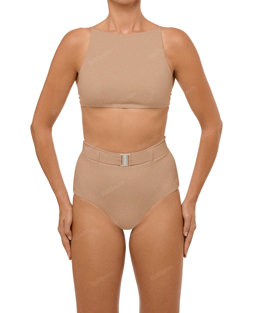 BSWS-T98 High Neck Tankini Top