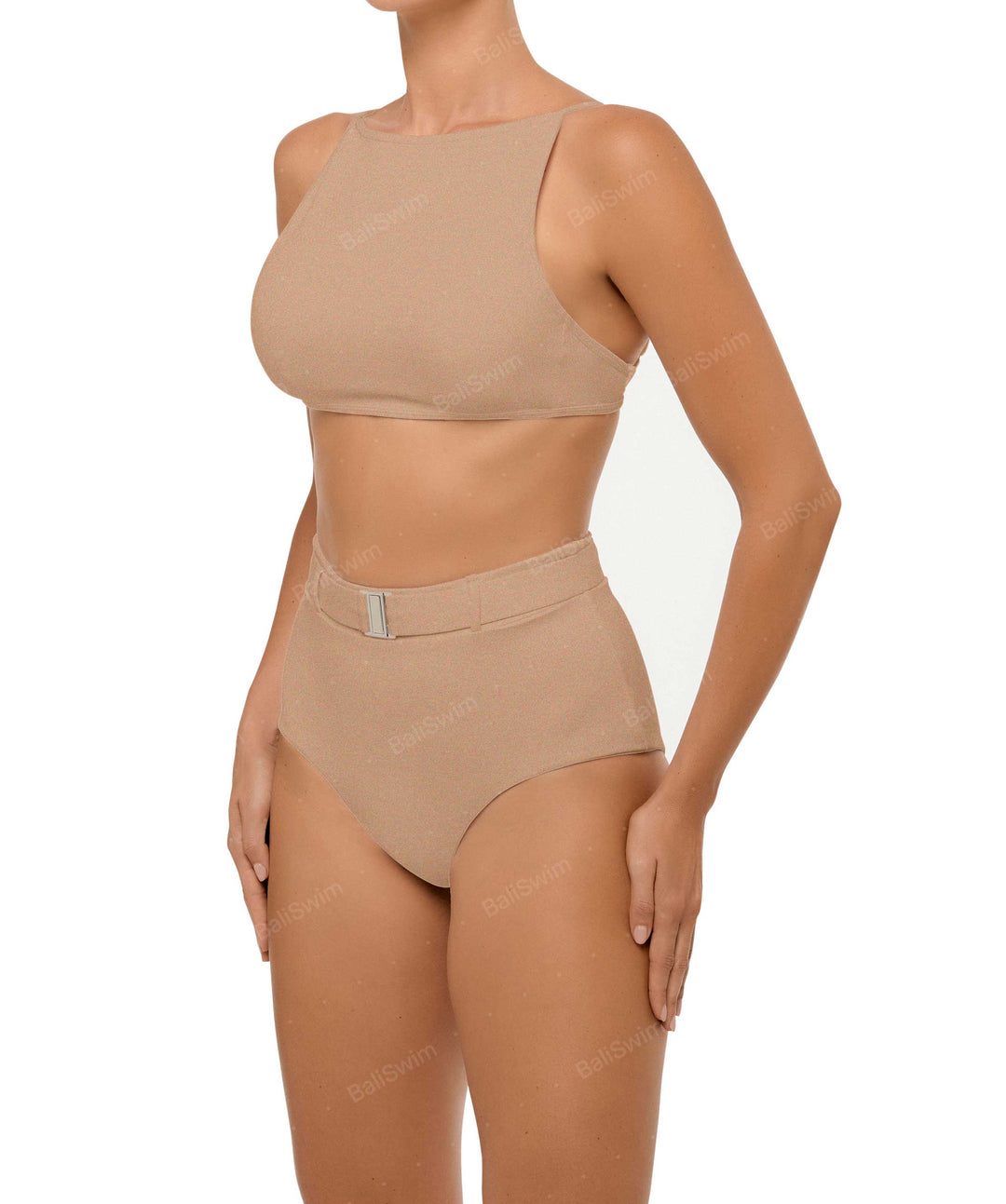 BSWS-T98 High Neck Tankini Top