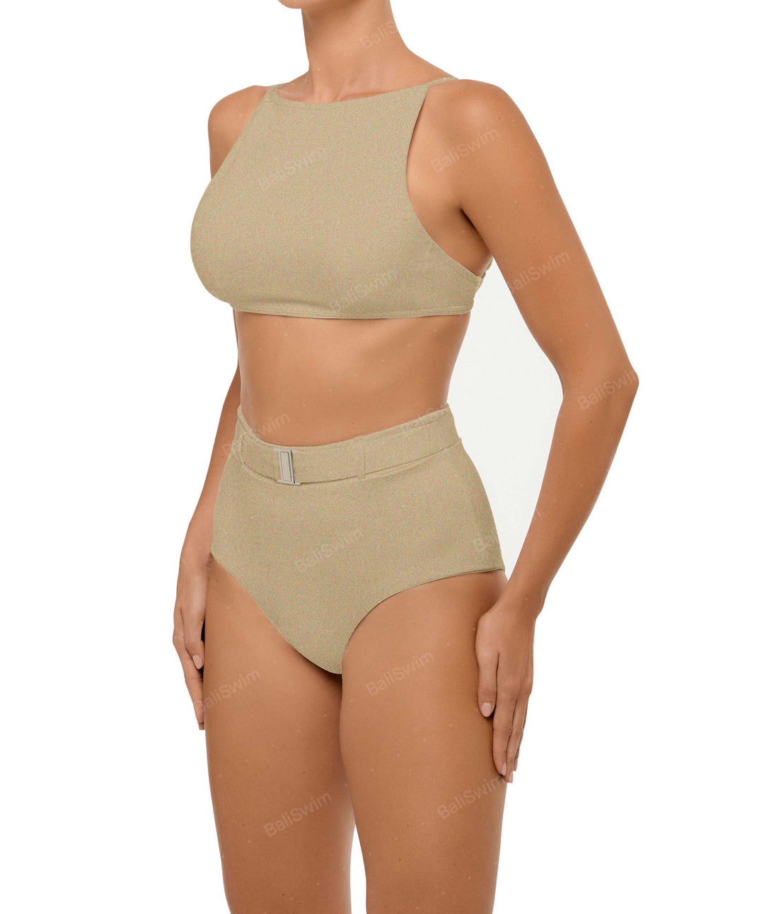 BSWS-T98 High Neck Tankini Top