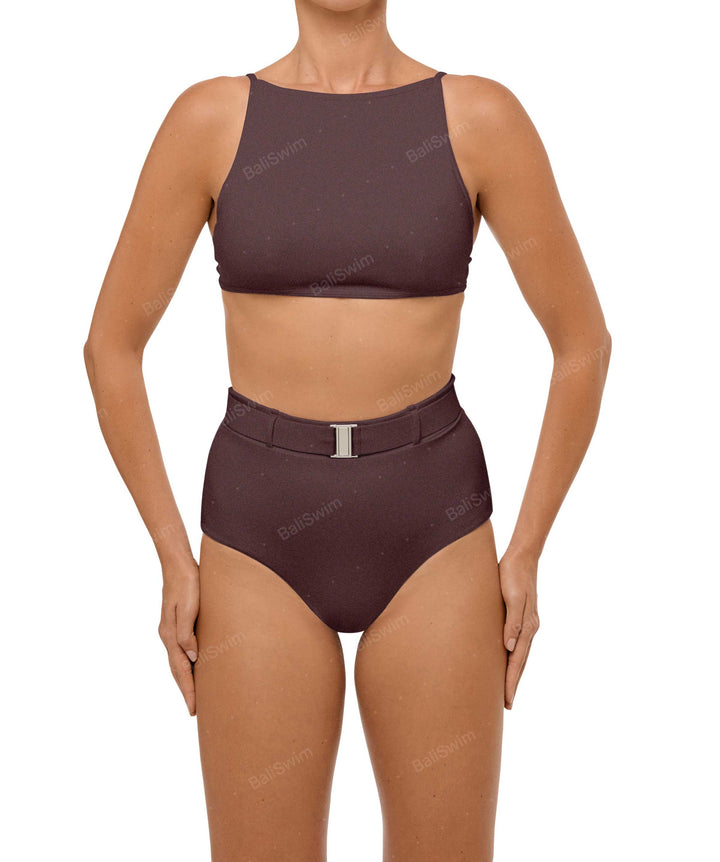 BSWS-T98 High Neck Bikini Top