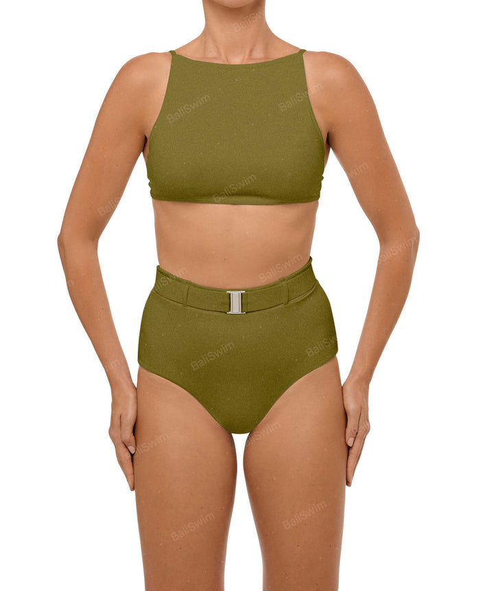 BSWS-T98 High Neck Tankini Top