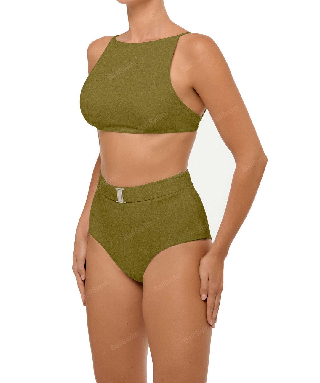 BSWS-T98 High Neck Tankini Top