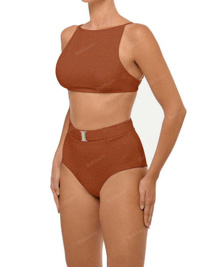 BSWS-T98 High Neck Bikini Top