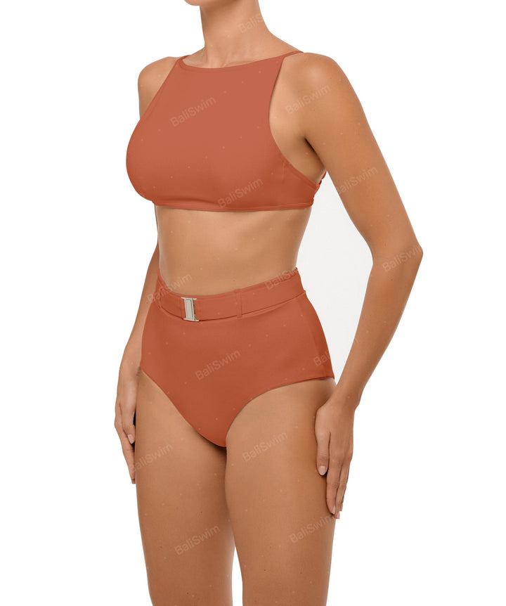 BSWS-T98 High Neck Bikini Top