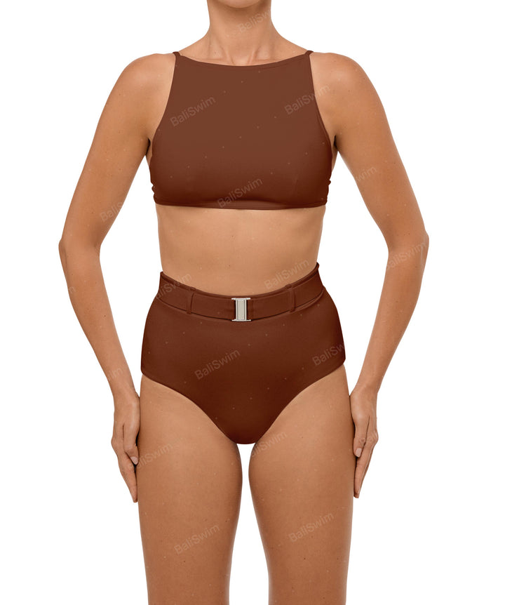BSWS-T98 High Neck Bikini Top