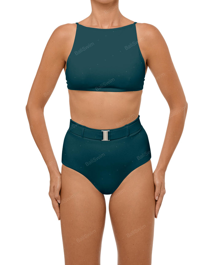 BSWS-T98 High Neck Bikini Top