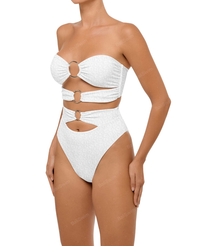 BSWS-T99 O-ring Bandeau Bikini Top