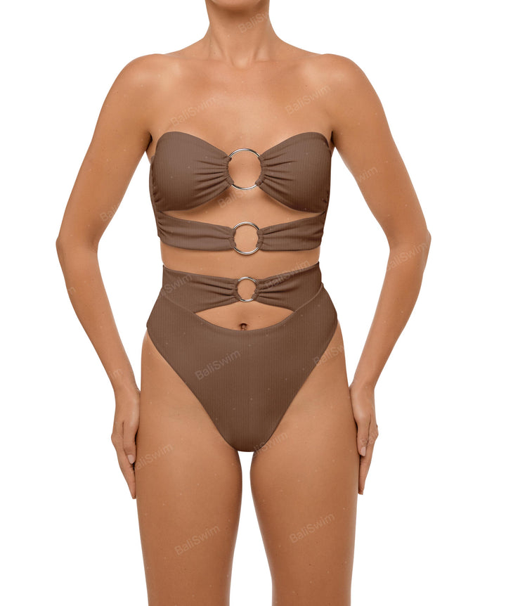 BSWS-T99 O-ring Bandeau Bikini Top