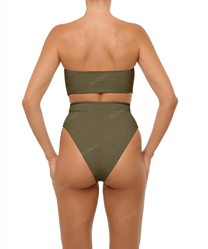 BSWS-B99 O-ring High Rise Bikini Bottom