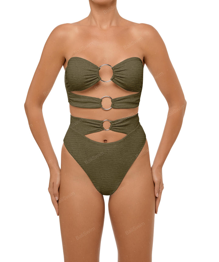 BSWS-T99 O-ring Bandeau Bikini Top