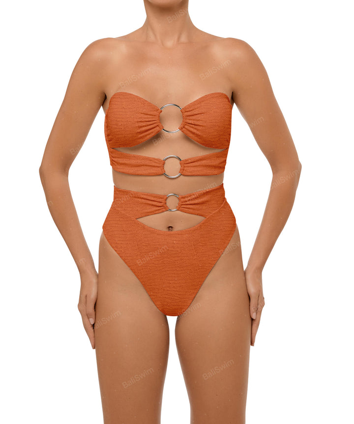 BSWS-T99 O-ring Bandeau Bikini Top