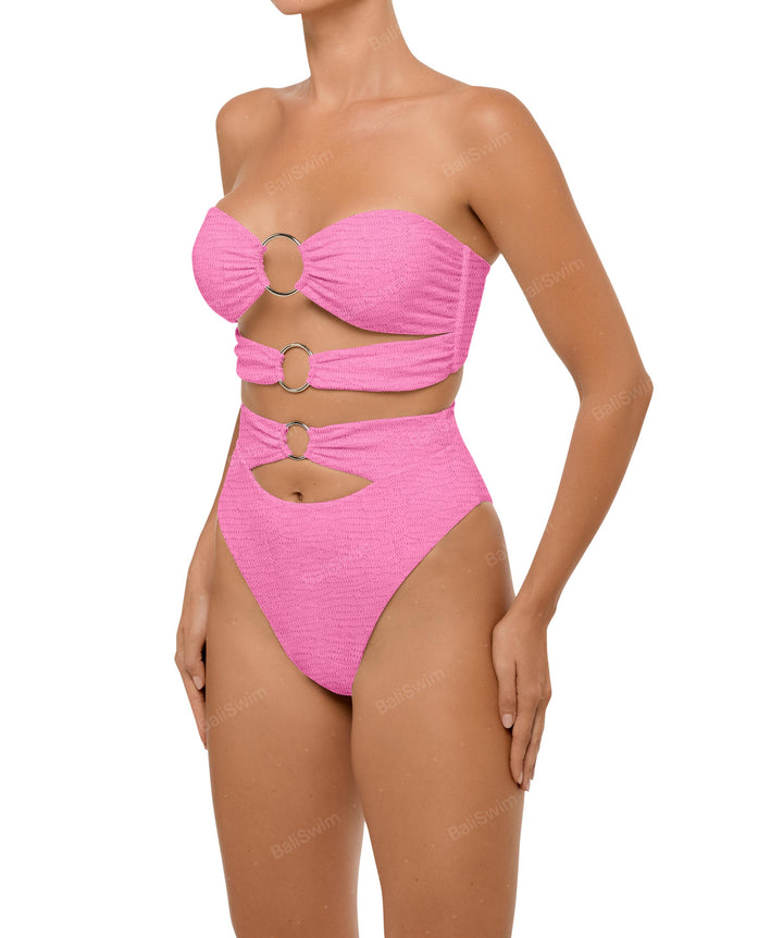 BSWS-T99 O-ring Bandeau Bikini Top