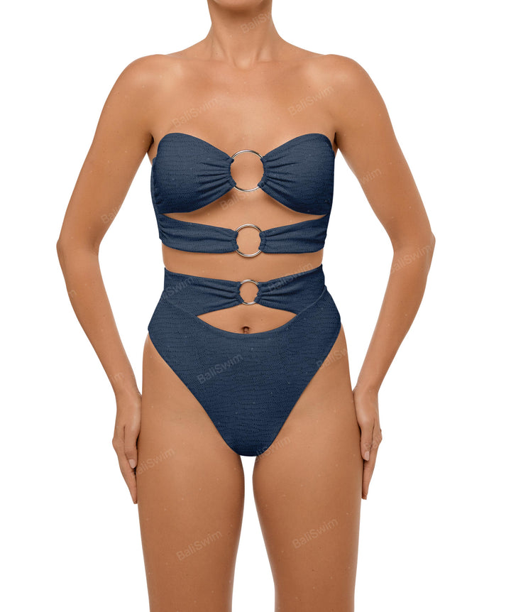 BSWS-T99 O-ring Bandeau Bikini Top