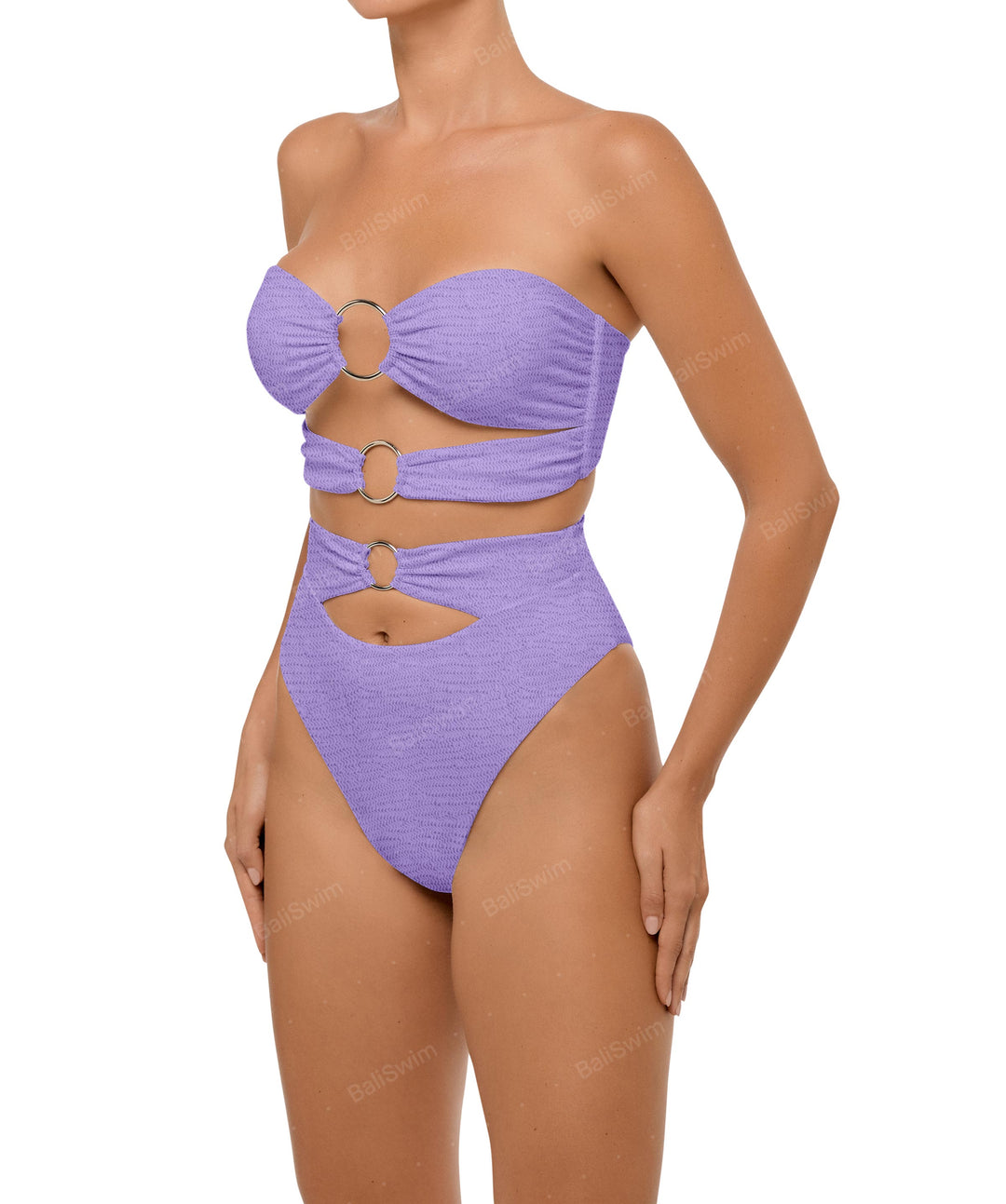 BSWS-T99 O-ring Bandeau Bikini Top