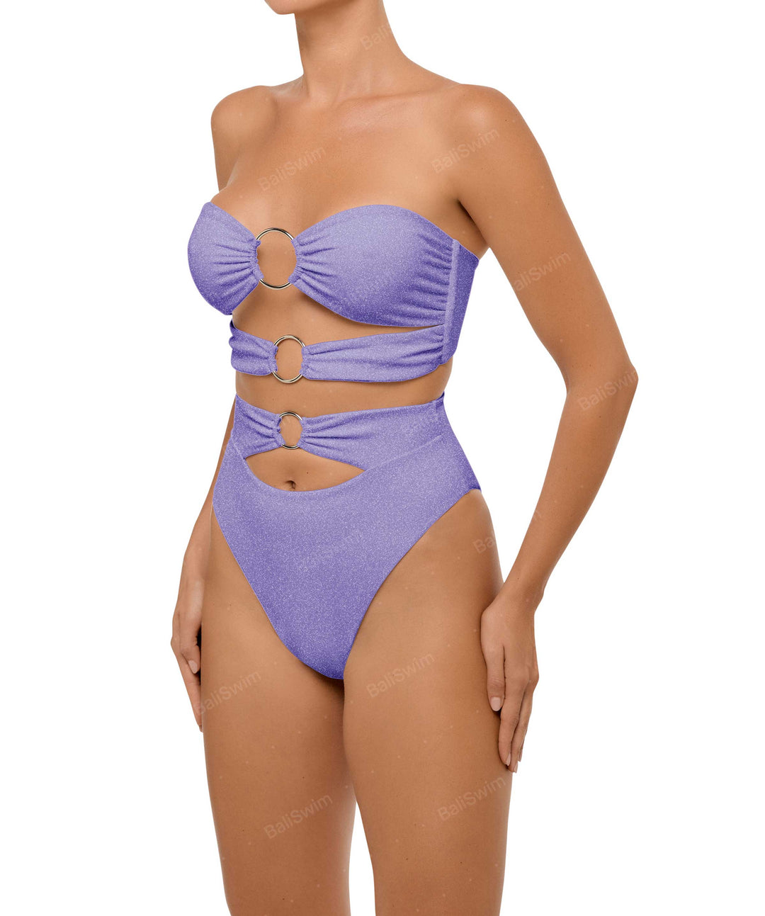 BSWS-T99 O-ring Bandeau Bikini Top