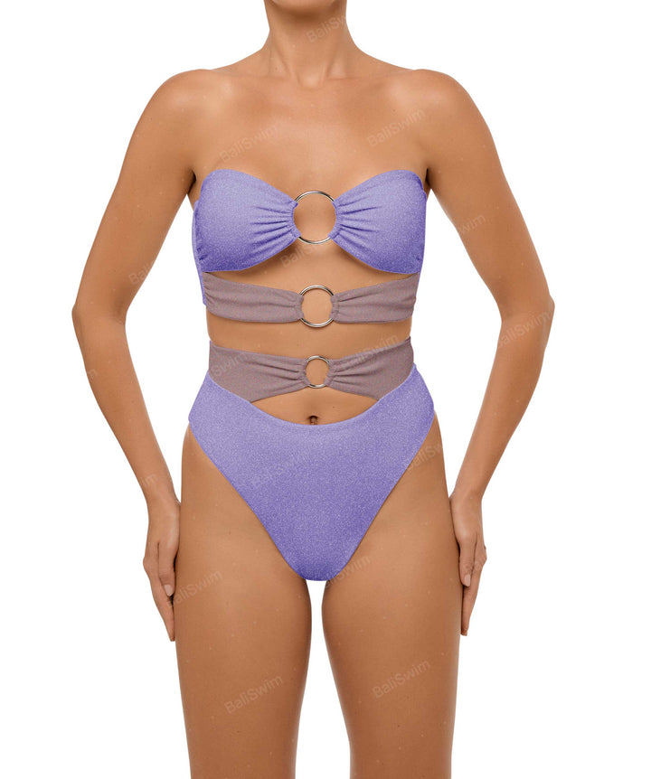 BSWS-B99 O-ring High Rise Bikini Bottom