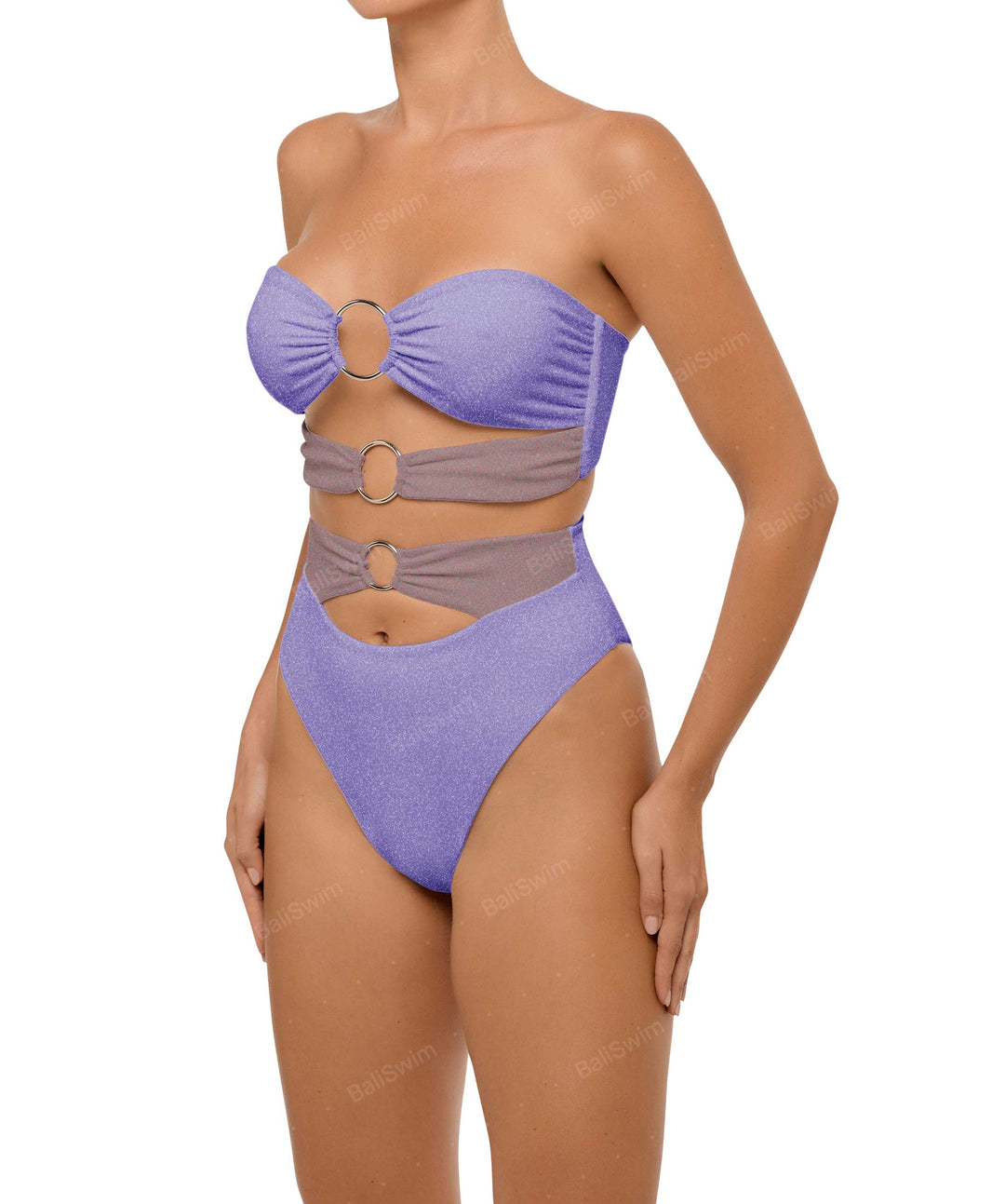 BSWS-T99 O-ring Bandeau Bikini Top