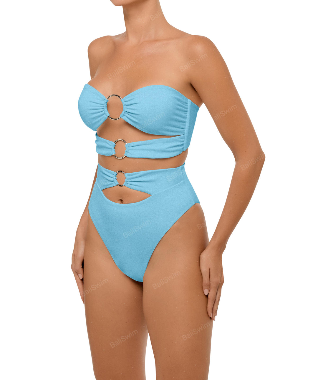 BSWS-T99 O-ring Bandeau Bikini Top