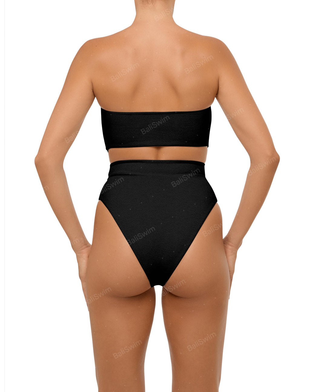 BSWS-B99 O-ring High Rise Bikini Bottom