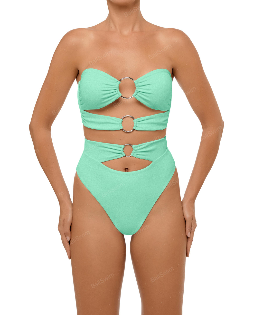 BSWS-T99 O-ring Bandeau Bikini Top