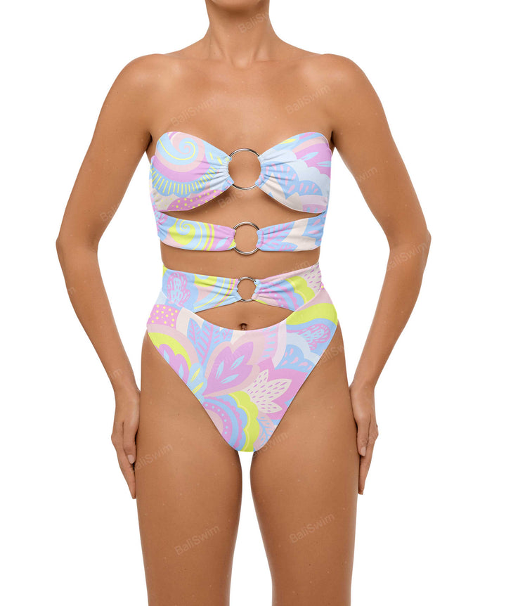 BSWS-T99 O-ring Bandeau Bikini Top