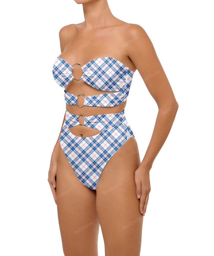 BSWS-B99 O-ring High Rise Bikini Bottom