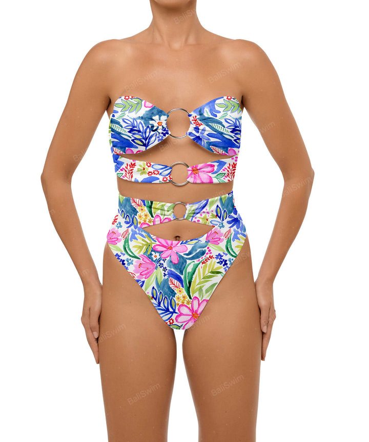 BSWS-T99 O-ring Bandeau Bikini Top