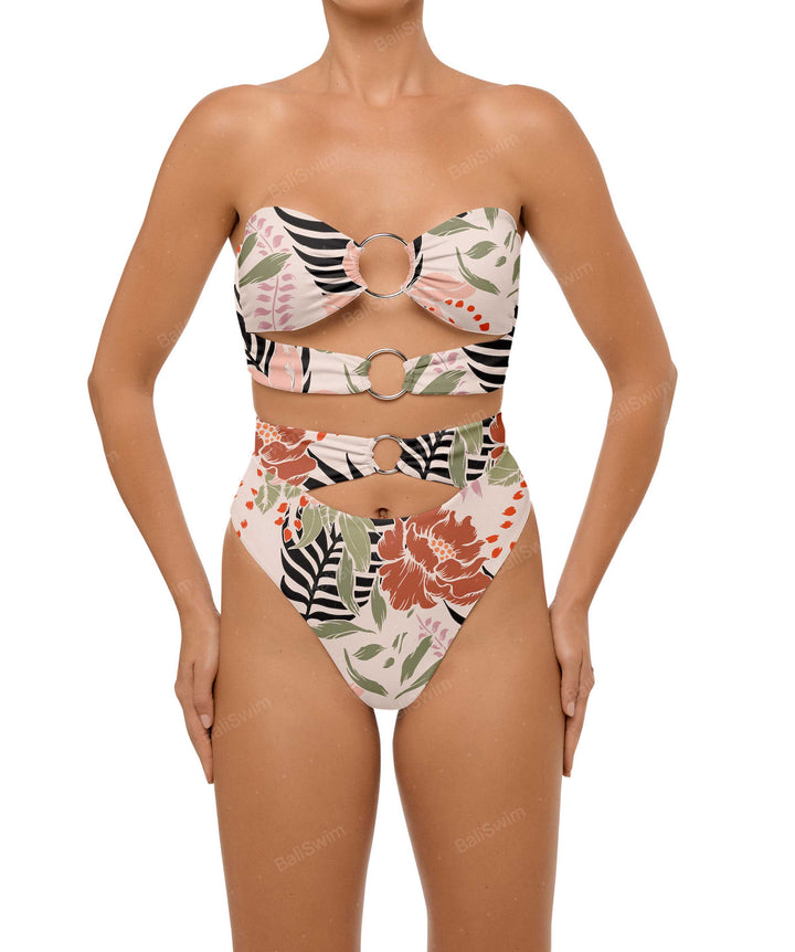 BSWS-B99 O-ring High Rise Bikini Bottom