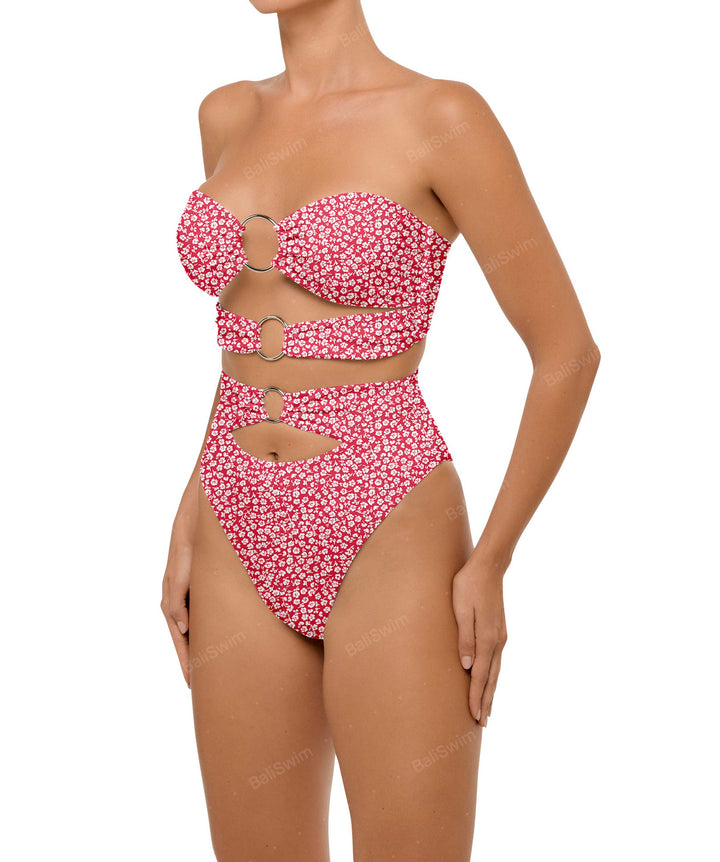 BSWS-T99 O-ring Bandeau Bikini Top