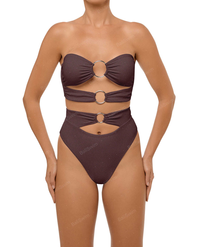 BSWS-T99 O-ring Bandeau Bikini Top