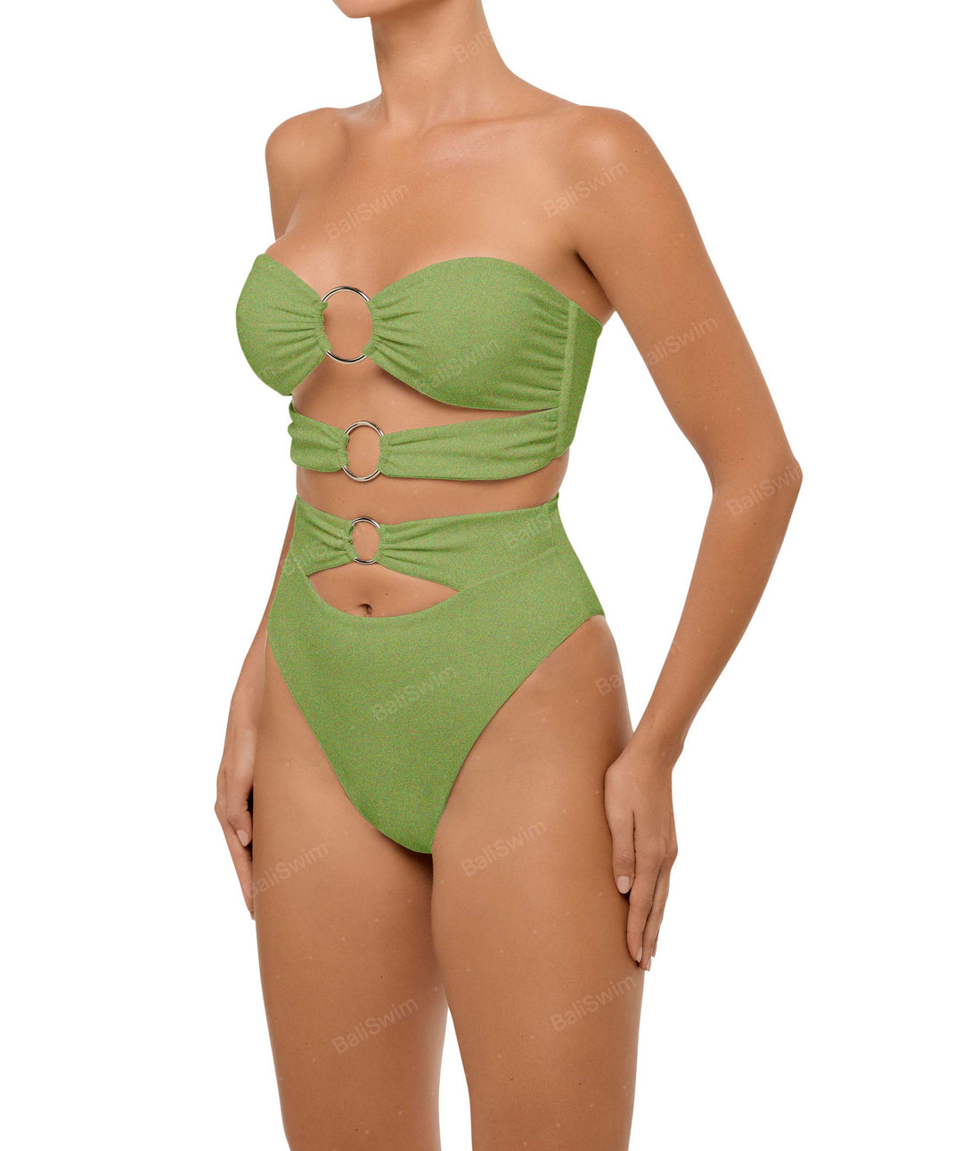 BSWS-T99 O-ring Bandeau Bikini Top