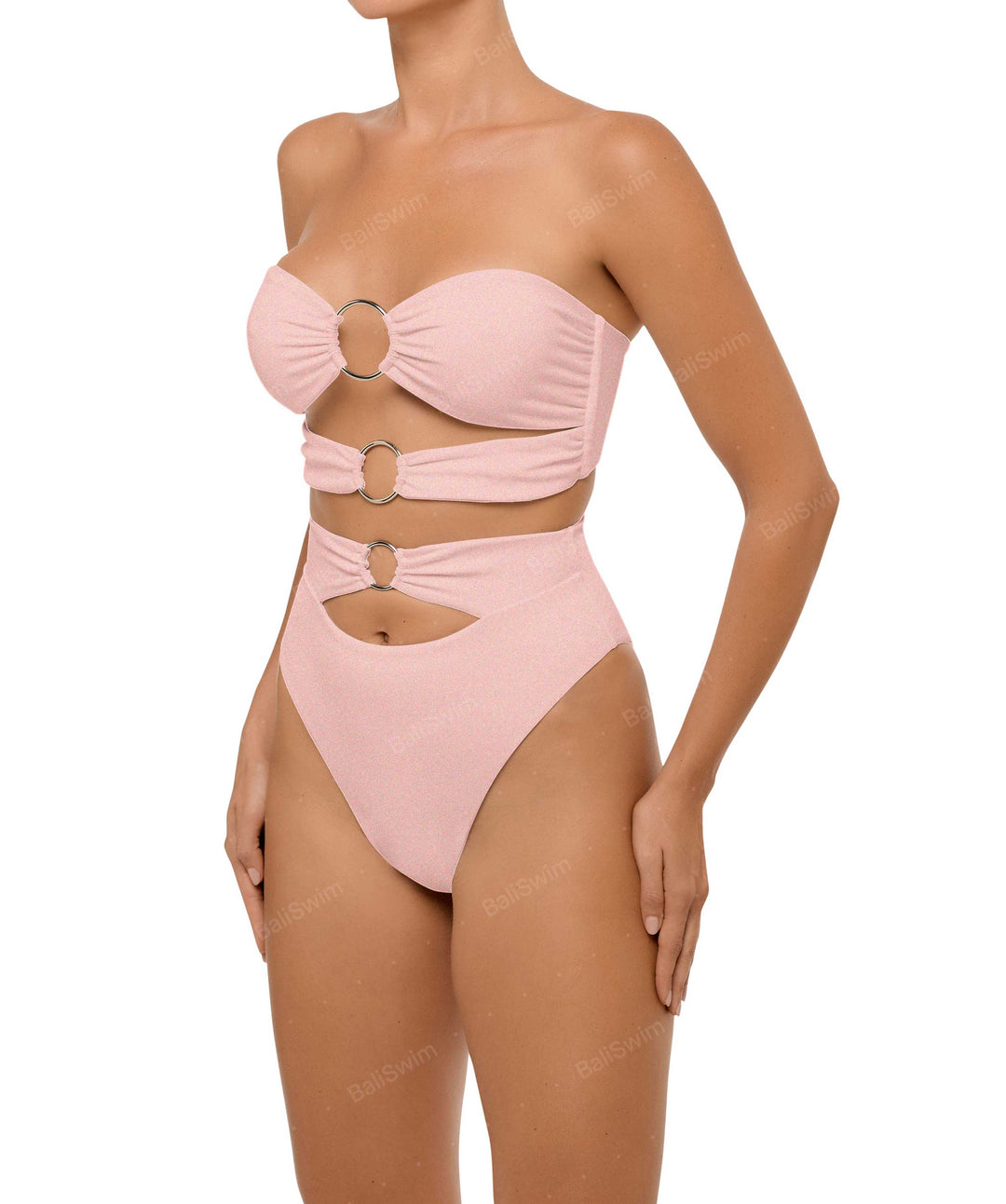 BSWS-T99 O-ring Bandeau Bikini Top