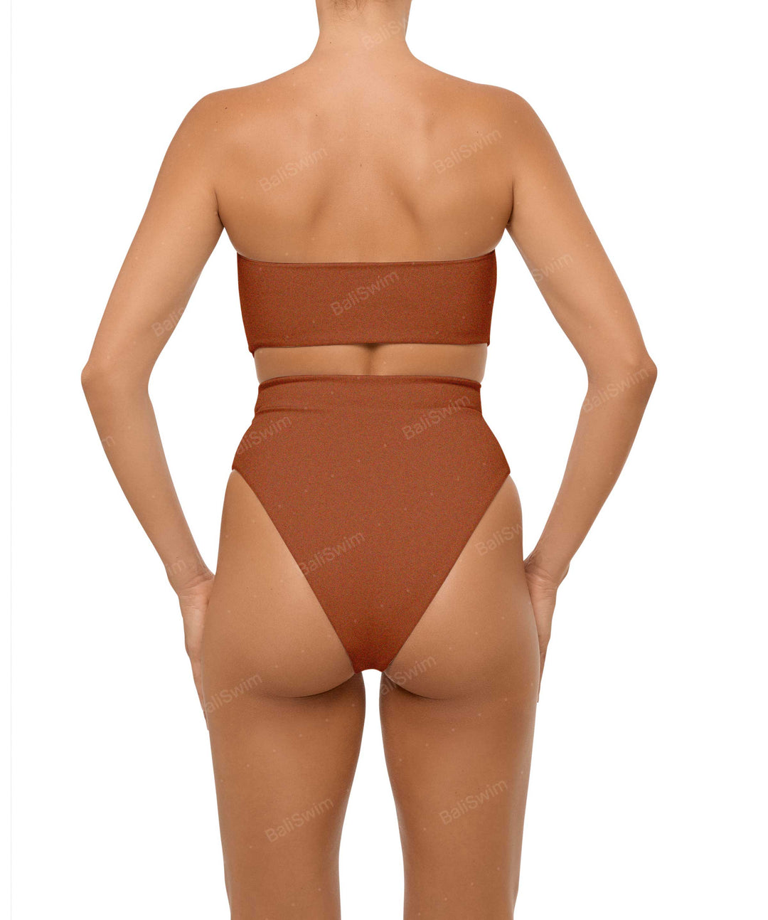 BSWS-B99 O-ring High Rise Bikini Bottom