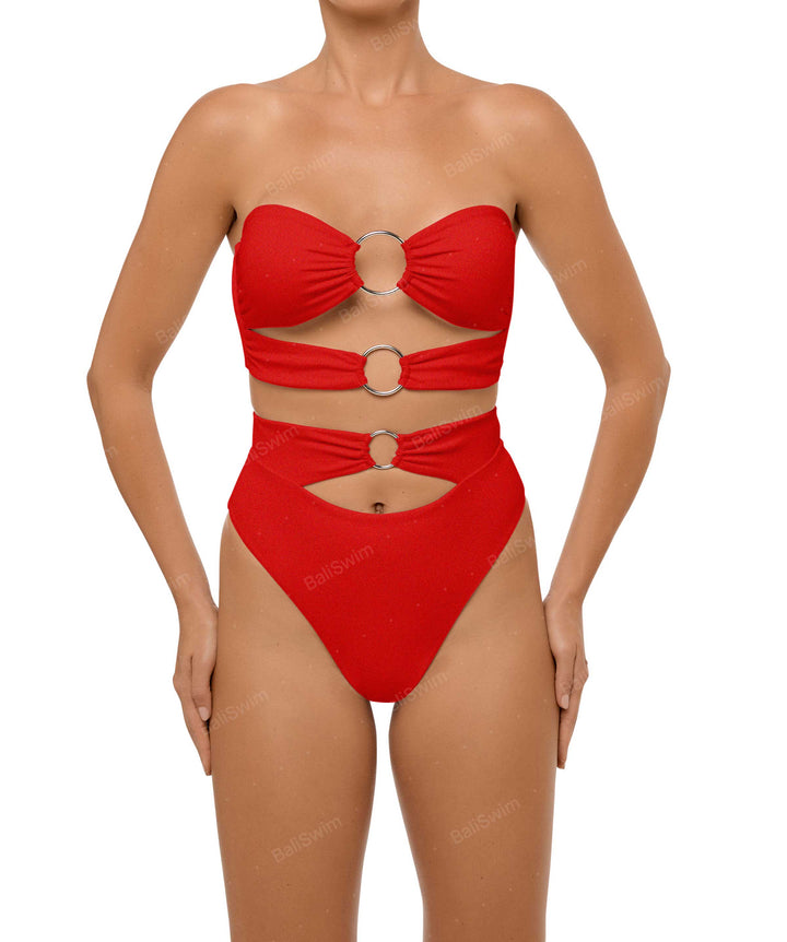 BSWS-T99 O-ring Bandeau Bikini Top