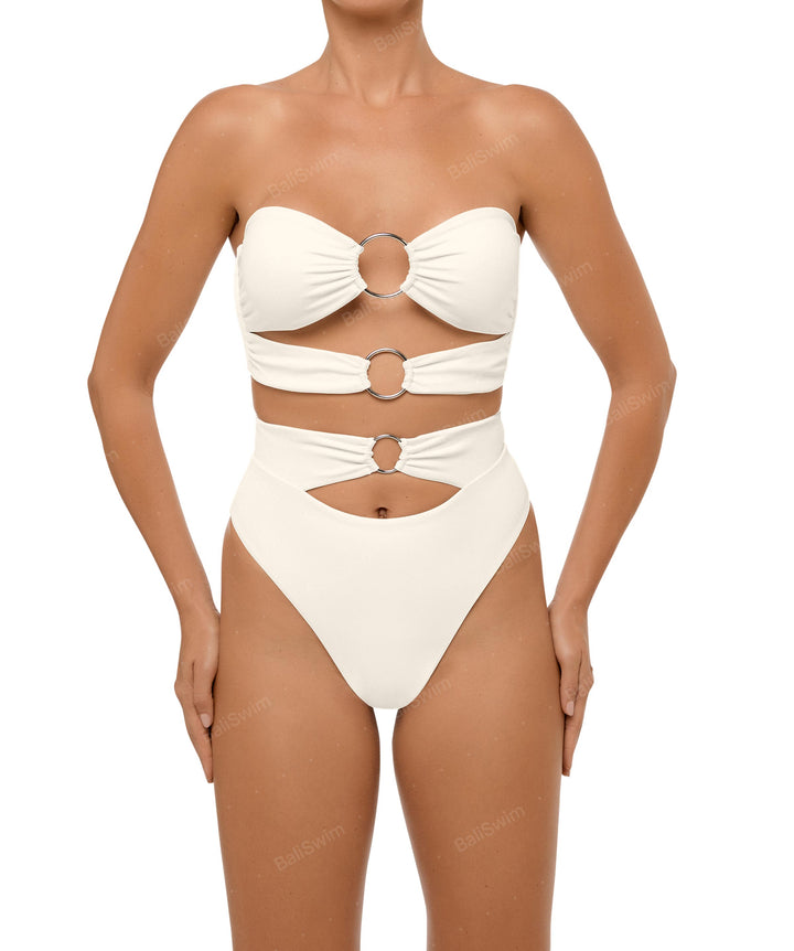 BSWS-B99 O-ring High Rise Bikini Bottom