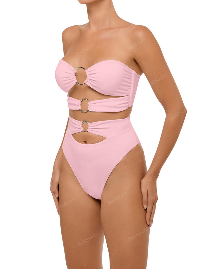 BSWS-T99 O-ring Bandeau Bikini Top