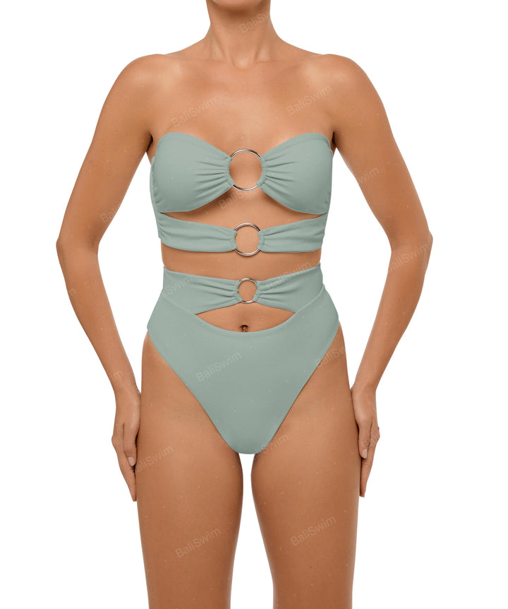 BSWS-T99 O-ring Bandeau Bikini Top