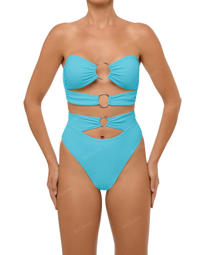 BSWS-B99 O-ring High Rise Bikini Bottom