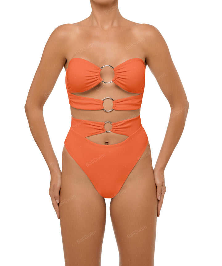 BSWS-T99 O-ring Bandeau Bikini Top