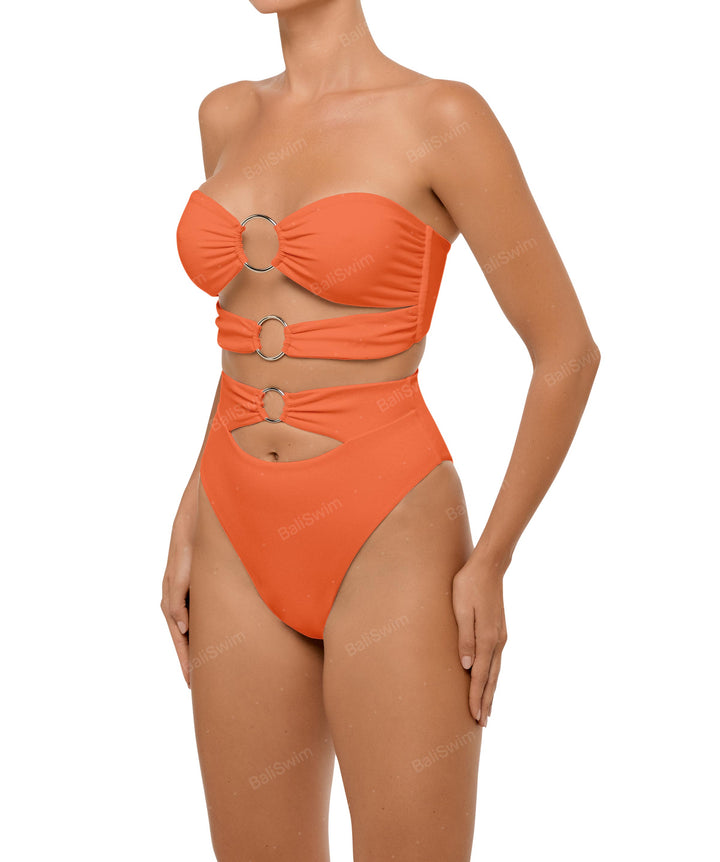 BSWS-T99 O-ring Bandeau Bikini Top