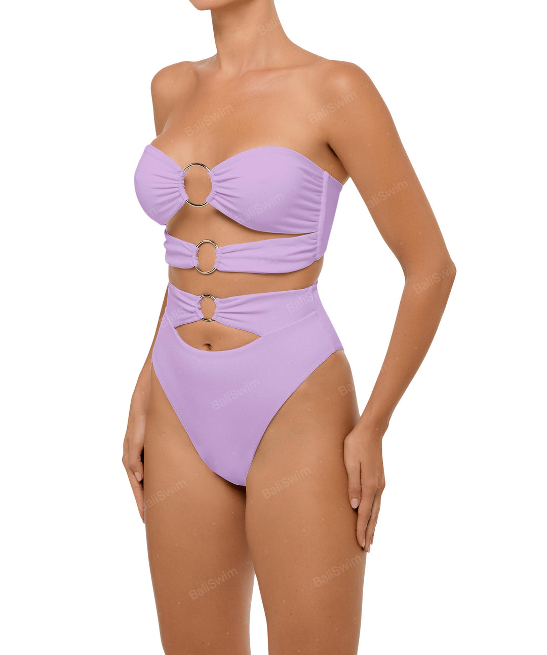 BSWS-T99 O-ring Bandeau Bikini Top