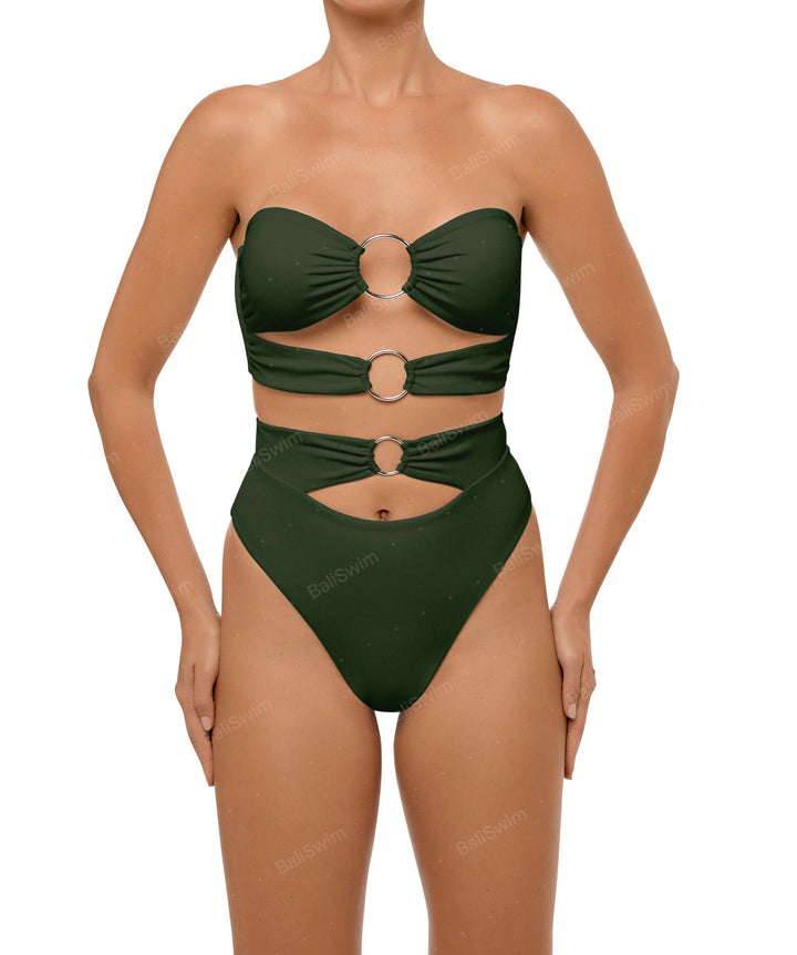 BSWS-T99 O-ring Bandeau Bikini Top