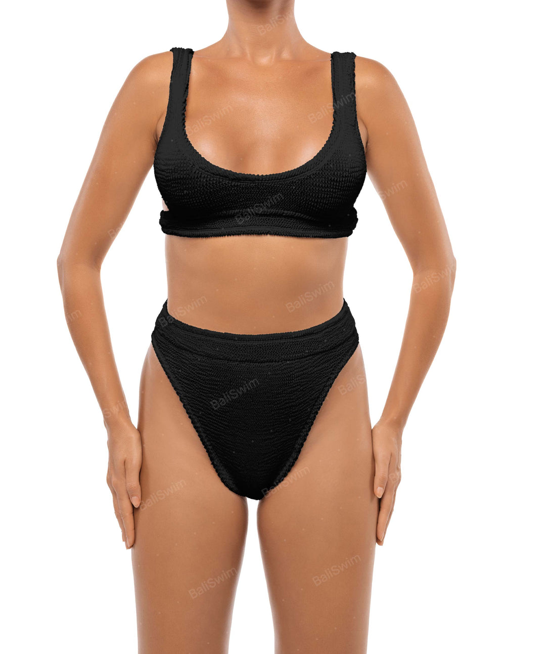 BSWS-UB07 High Waist Bikini Bottom