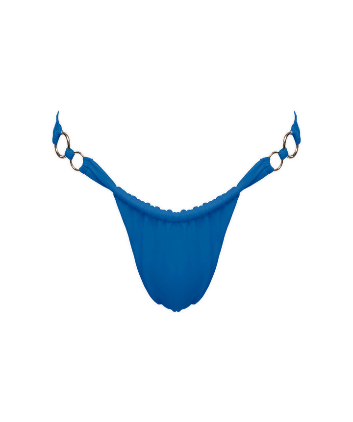 BSWS-B124 Double Rings Ruched Bikini Bottom