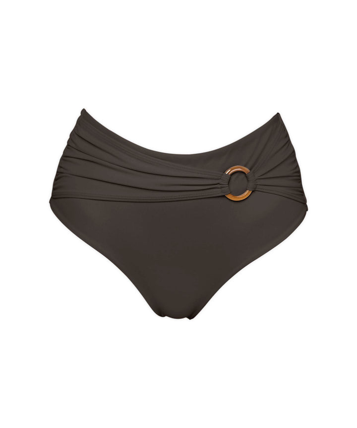 BSWS-B90 High Waisted Waist Belted O'Ring Bikini Bottom