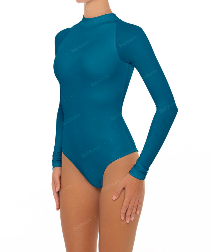 BSWS-R02 One Piece Long Sleeves Rash Guard