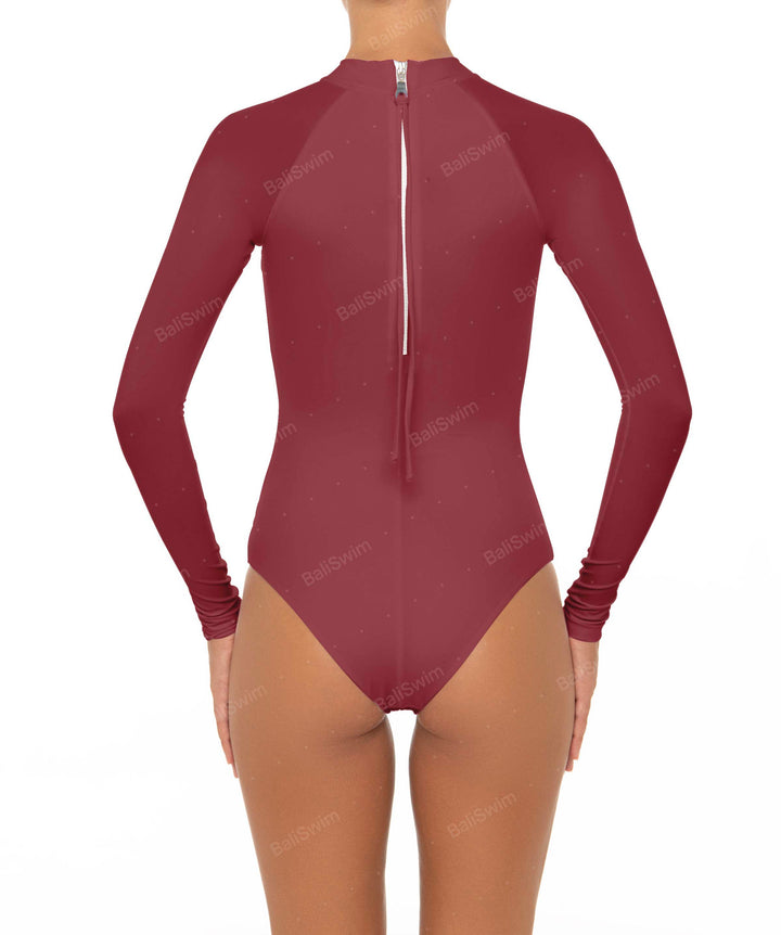 BSWS-R02 One Piece Long Sleeves Rash Guard